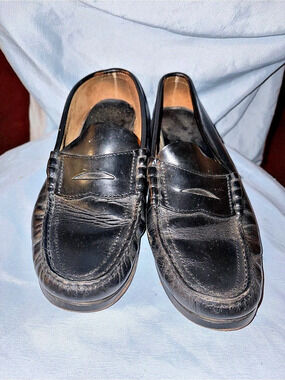 Towncraft Black Loafers men size 8.5